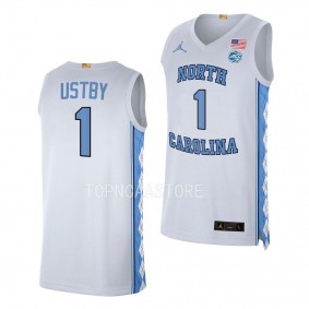 Alyssa Ustby Women's Basketball White Jersey