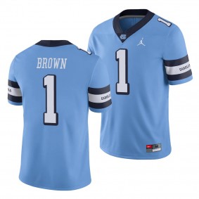 North Carolina Tar Heels Khafre Brown Carolina Blue College Football Men's Alternate Game Jersey